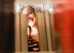 Anita tussen de boeken